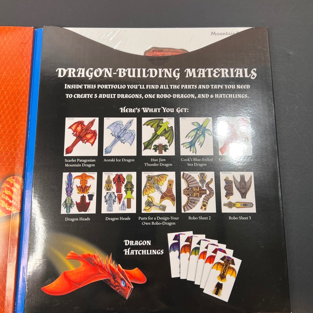 Klutz Paper Flying Dragons Activity Craft Kit Kids Multicolor New DIY Book - Picture 3 of 3